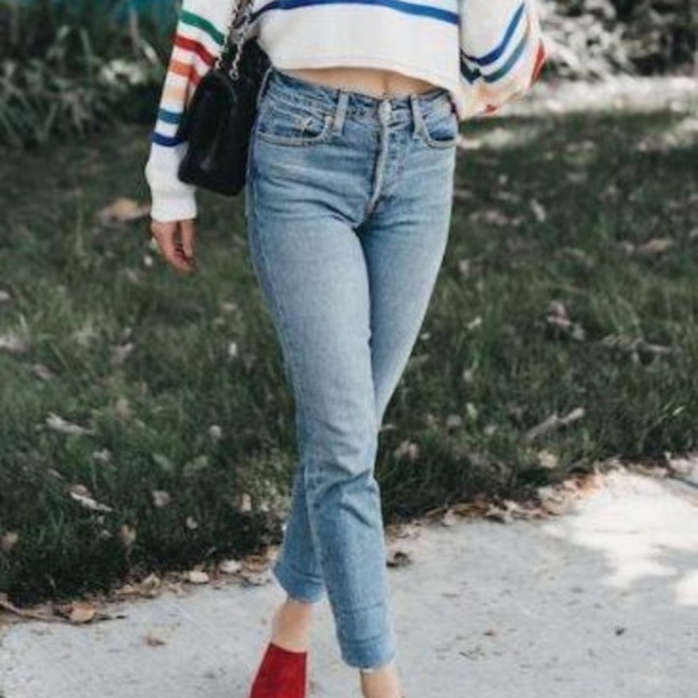 LEVIS Wedgie Icon High Rise Jeans Shut Up {MM23}